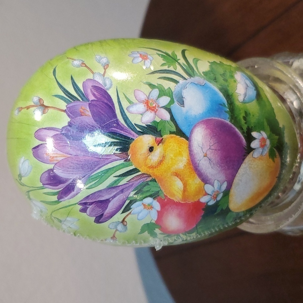 🍋NWOT PAPER MACHE EGG SEALED - Picture 11 of 11